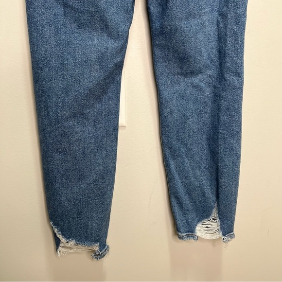 American Eagle Curvy Mom Distressed Jeans Size 4 - Picture 9 of 12